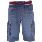 Pantaloncini jeans scontati blu chiaro in viscosa per bambino Dolce&Gabbana Dolce di Raffaello-Network.com IT 