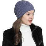 Cappelli invernali blu di pile per Donna DonDon 