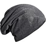 Cappelli invernali grigi di pile con paillettes a tema orso per Donna DonDon 