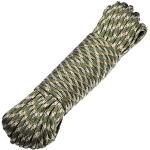 DonDon corda paracord in nylon lunga 30 metri per bricolage e attività all'aria aperta spessore 4 mm 7 fili verde scuro camouflage