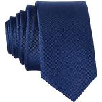 Cravatte artigianali blu in poliestere per Uomo DonDon 