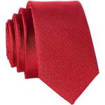 Cravatte artigianali rosse in poliestere per Uomo DonDon 