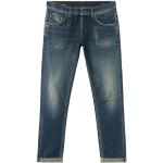Jeans skinny casual blu di cotone per Uomo Dondup George 
