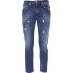 Jeans blu scuro M per la primavera manica lunga con risvolto per Donna Alysi 