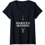 Marilyn Manson – Satan Cross Maglietta con Collo a