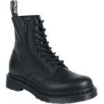 Dr. Martens - 1460 Pascal With Zip Black Aunt Sally - Stivali - Donna - nero