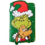 Dr. Seuss' Come il Grinch Stole Christmas Santa Cosplay Portafoglio Zip Around, Verde, Taglia unica