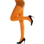 DRESS ME UP - WZ-012O-Arancione Calzamaglia Collant Costume Donna Party Carnevale Halloween Elastico Arancione S/M