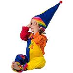 Costumi multicolore con pon pon da clown per bambini Dress Up America 