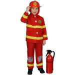 Costumi scontati rosso fuoco da pompiere per bambino Dress Up America di Amazon.it con spedizione gratuita Amazon Prime 