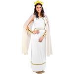 dressforfun Costume da donna - Dea greca Olimpia | Elegante abito lungo | Decorazioni in paillettes dorate (XXl | no. 300402)