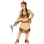 Costumi marroni con frange da indiano per bambina tectake di Amazon.it 
