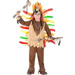 Costumi multicolore in similpelle con frange da indiano per bambino tectake di Amazon.it 