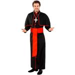 dressforfun Costume da uomo - Cardinale Giovanni | Lungo abito da cardinale | Mantellina applicata | incl. Cintura e catena con crocifisso (XL | no. 300524)