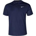 Polo blu scuro XL da tennis per Uomo Nike Dri-Fit 