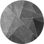 Tappeti grigi rotondi design diametro 200 cm 