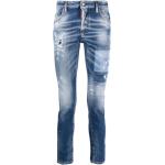 Jeans skinny skater blu chiaro in poliestere Dsquared2 