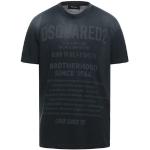 Magliette & T-shirt nere S di cotone tinta unita mezza manica con manica corta per Uomo Dsquared2 