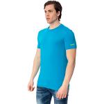 Magliette & T-shirt stampate casual azzurre XL per Uomo Dsquared2 