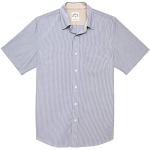 Magliette & T-shirt Regular Fit casual grigie L di cotone a righe traspiranti lavabili in lavatrice mezza manica per Uomo 