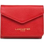 Mini portafogli rossi di pelle per Donna Lancaster Italia 