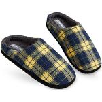 Pantofole imbottite eleganti senape numero 46 di pelliccia per Uomo Dunlop 