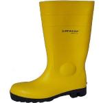 Stivali larghezza E gialli numero 43 in PVC protezione S5 impermeabili da pioggia per Uomo Dunlop 