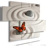 Poster 3D di legno a tema farfalla 