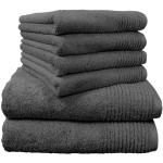 Asciugamani grigi di cotone sostenibili da bagno Dyckhoff 