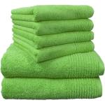 Asciugamani verdi di cotone sostenibili da bagno Dyckhoff 