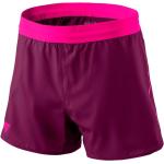 Shorts scontati classici rosa XS in poliestere traspiranti lavabili in lavatrice da running per Donna Dynafit 