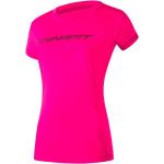 Magliette & T-shirt scontate rosa XS in poliestere traspiranti lavabili in lavatrice mezza manica con manica corta per Donna Dynafit Traverse 