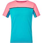 E37IP Gaisa II, T-Shirt da Donna, Turquoise/Red Light, 42