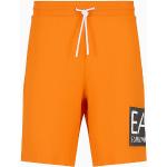 Shorts scontati arancioni XS di cotone per Uomo Emporio Armani 