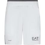 Pantaloncini bianchi L da tennis per Uomo EA7 