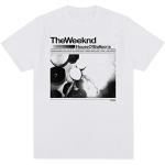 EAPHROWER After Hours The Weeknd T-Shirt Stampata, Cantante Hip Hop Casual Vintage Manica Corta Pullover, Uomini E Donne Moda Casual Cotone Felpa Top (XS-3XL) (M,White)