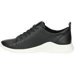 Sneakers basse larghezza E casual nere numero 38 per Donna Ecco Flexure 