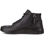 Sneakers alte larghezza A casual nere numero 39 per Donna Ecco Flexure 