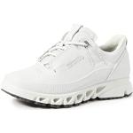Sneakers basse larghezza E casual bianche numero 36 di gomma Gore Tex con stringhe traspiranti per Donna Ecco Multi-Vent 
