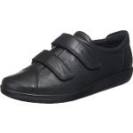Sneakers larghezza E scontate casual nere numero 37 traspiranti per Donna Ecco Soft 
