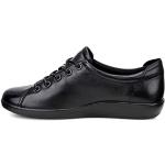 Sneakers basse larghezza E scontate casual nere numero 35 per Donna Ecco Soft 