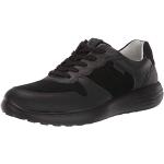 Sneakers stringate larghezza E casual nere numero 46 per Uomo Ecco Soft 7 