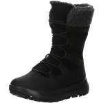 Sneakers invernali larghezza E casual nere numero 40 in nabuk con stringhe traspiranti per Donna Ecco Solice 
