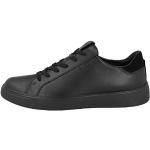 Sneakers basse larghezza E scontate casual nere numero 44 Gore Tex con stringhe impermeabili per Uomo Ecco Street Tray 