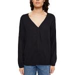 Magliette & T-shirt nere M in viscosa con scollo a V per Donna Esprit EDC 