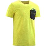 Magliette & T-shirt scontate verdi M di cotone con scollo tondo mezza manica con scollo rotondo per Uomo Edelrid 