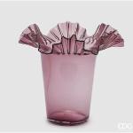 Vasi rosa di vetro 27 cm 