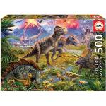 Puzzle classici a tema dinosauri dinosauri da 500 pezzi Educa 