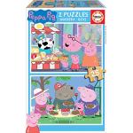 Puzzle classici di legno per bambini per età 2-3 anni Educa Peppa Pig 