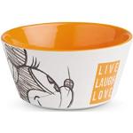 EGAN Bowl Minnie Live Laugh Love arancio